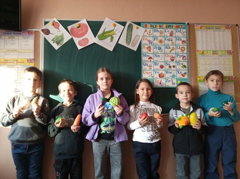 We like vegetables! 